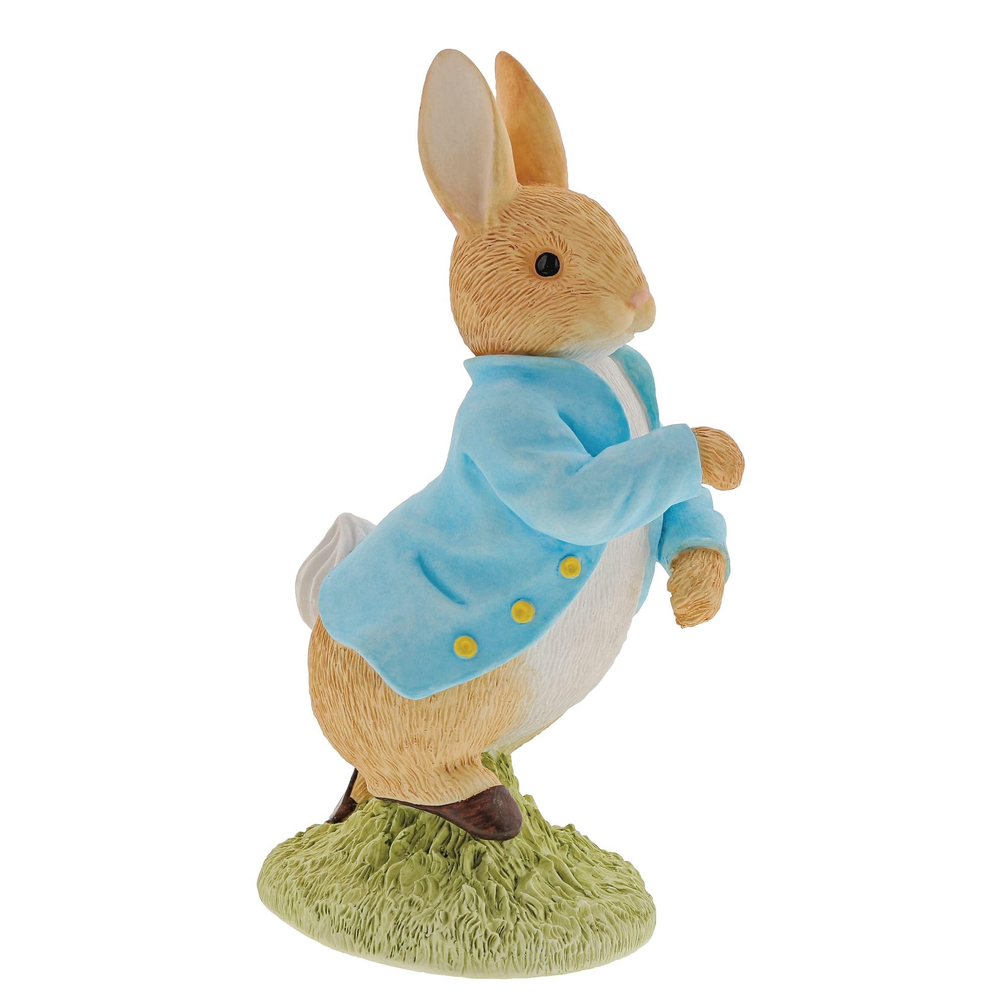 Beatrix Potter Peter Rabbit 120th Anniversary Figurine , height 18.5 cm, Brown