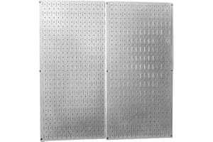 WALMP Wall Control 30-P-3232GV Galvanized Steel Pegboard Pack
