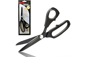 Kinesiology Tape Scissors Non-Stick Fluorine Coated Stainless Steel Blades, Ergonomic TPR Soft Grip – Precision Gum-Free Cutt