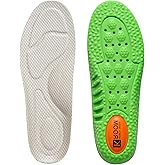 Cloud Insoles for Men Women - Super Soft Sole with Memory Foam Cushioning, Arch-Supporting Insert and Gel Padding. It is Suitable for Running, Walking and Boots (1Pair, Men 8-8.5/Women 9.5-10)
