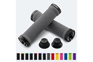 JETCAT Bike Grips, Bike Handlebar Grips, Mountain Bike Grips Handlebar, MTB Grips, Bicycle Grips BMX Grips, Bicycle Handlebar Grips Handles for Adults. Ebike, MTB, Scooter, Lock on