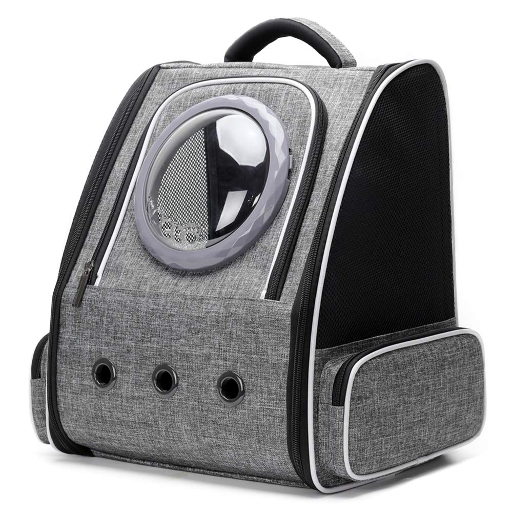 Cat Bubble Backpack, Space Capsule Astronaut Bubble Dome Cat Backpack Carrier for Kitten and Small Dogs up to 7kgs, Airline Approved Cat Carrying Bag for Travelling Hiking