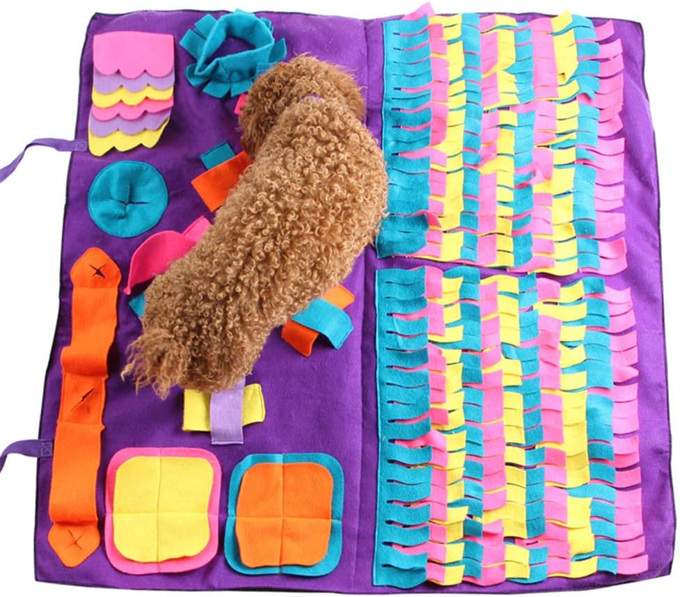 fushida Dog Feeding Mat, Dog Training Mats,Interactive Pet Toy Smart Toy for Dogs and Cats - Durable and Machine Washable