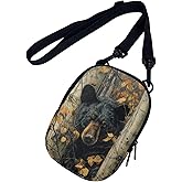 Suobstales Messenger Bag for Women Crossbody Zipper Bag with Adjustable Strap Portable Phone Purse Shoulder Handbag