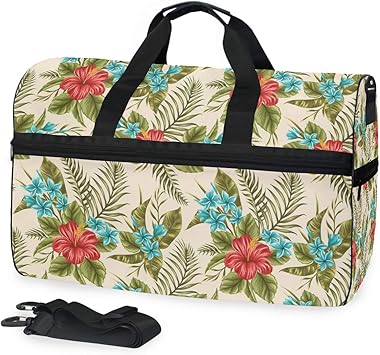 tropical duffle bag