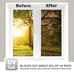 WPCTEV One Way Mirror Window Film Daytime Privacy