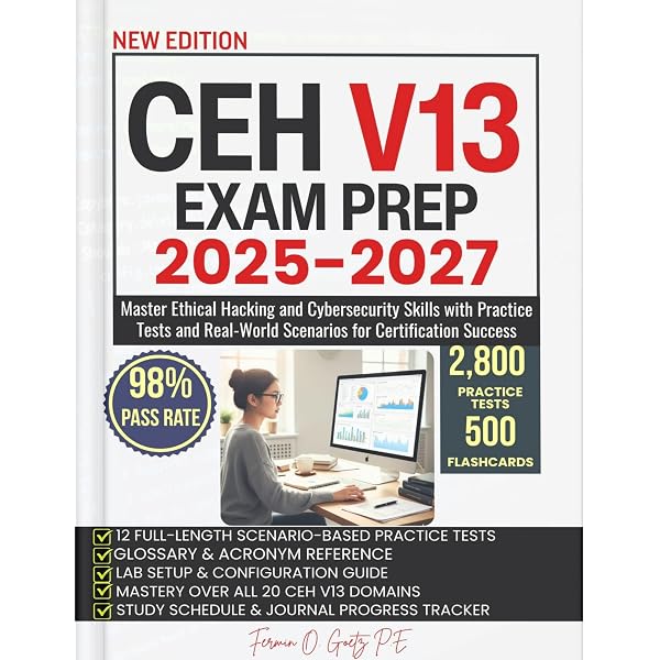 Amazon.com: Certified Ethical Hacker CEH V13 STUDY GUIDE 2025-2027