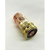 Furick Stubby Gas Lens for 17/18/26 TIG Torches - Made in USA, O-Ring Groove for Glass or Ceramic Cups (3/32in- 2.4mm)