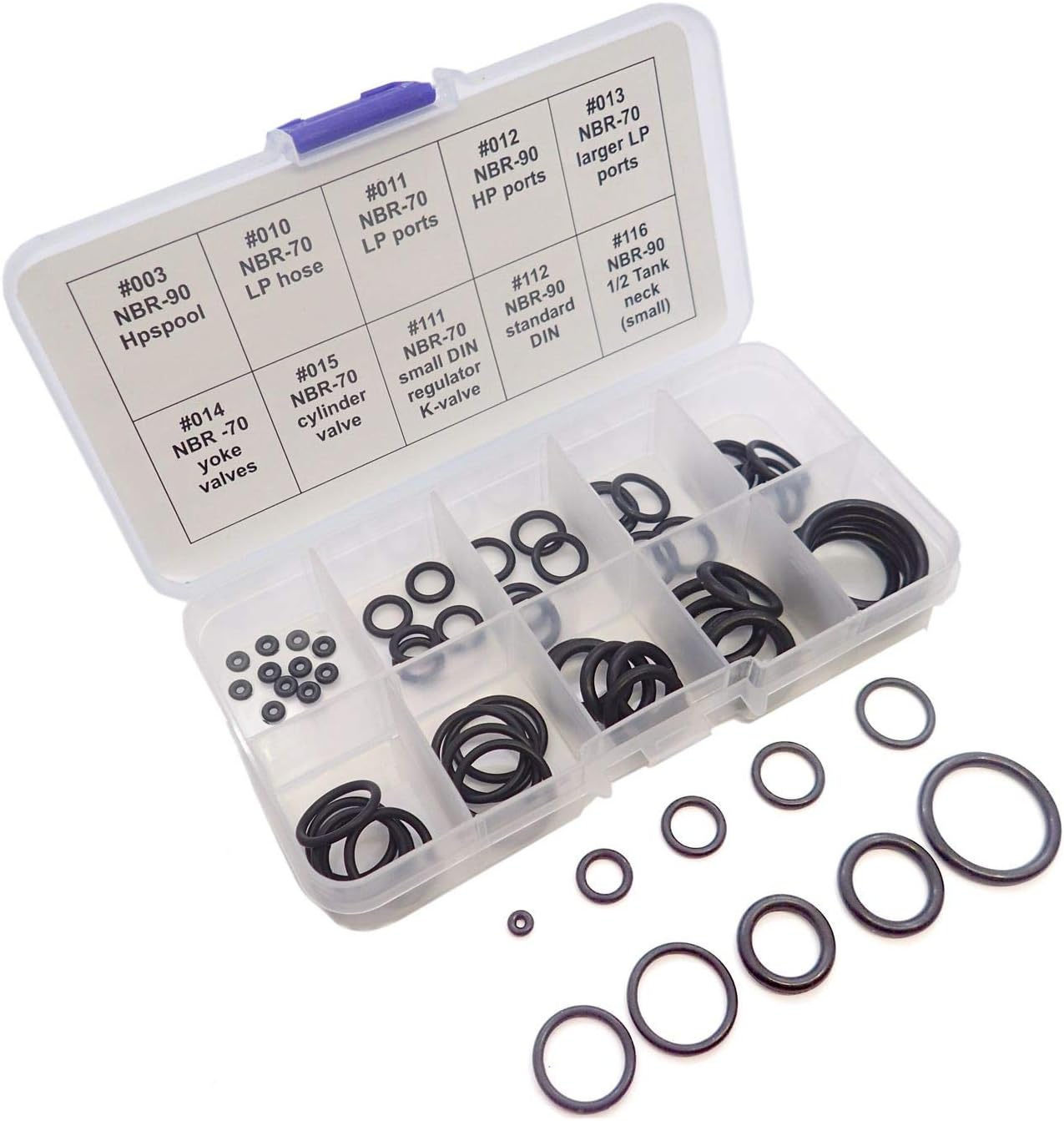 Scuba Diving ORing Kit Set Orings for Dive Regulator Octo Gear