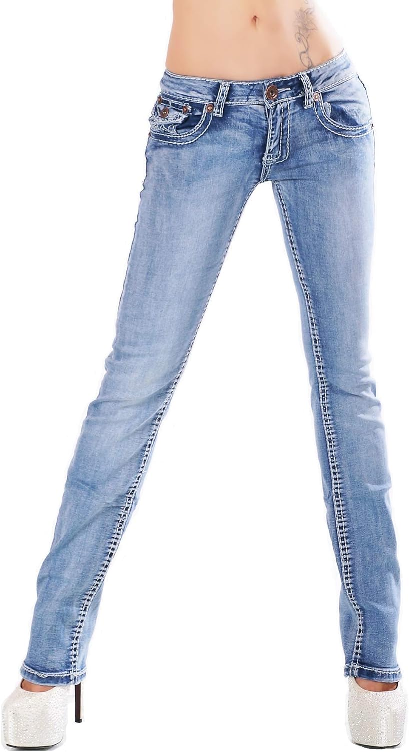 ladies straight leg jeans size 14