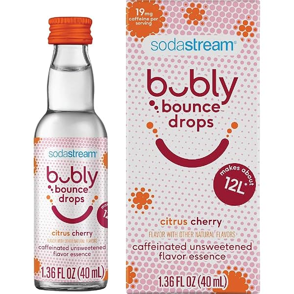 SODASTREAM USA, INC. 1525251010 BUBLY BOUNCE CHERRY CITRUS FRUIT DROPS, 40 ML – QUANTITY 1
