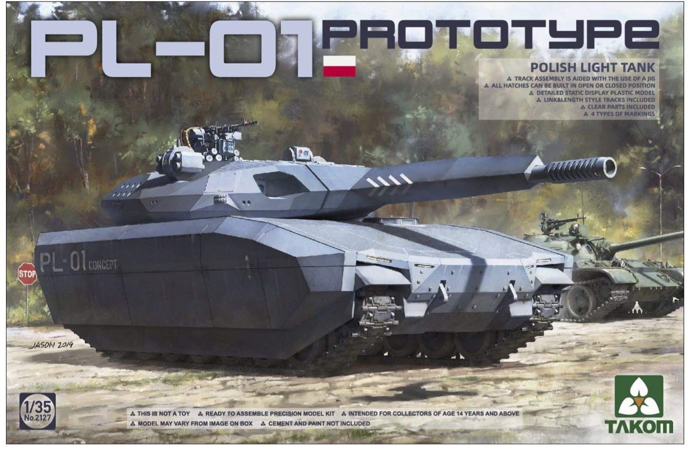 TAKOM TAK2127 2127 1/35 Polish PL-01 Prototype