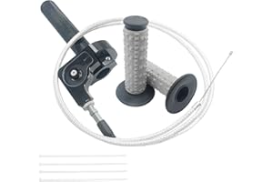 JXPANG Motorcycle Throttle Assembly,7/8" Quick Twist Throttle Grips with Throttle Cable Aluminum Alloy Universal for CRF KLX SSR TTR 110 125 150 250cc Dirt Pit Bike ATV Mini Bike