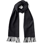 Fishers Finery Men's 100% Pure Cashmere Winter Scarf; 2-Ply Ultra Plush