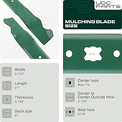 UDC Parts Mulching Blades 942-0741A 21 Inch / 2