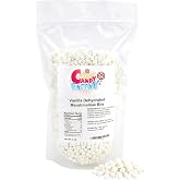 Sarah's Candy Factory Vanilla Mini Dehydrated Marshmallow Bits, 8 Oz | Soft Fluffy Flavor, Perfect Topping for Hot Cocoa and Sweet Treats in Resealable Bag