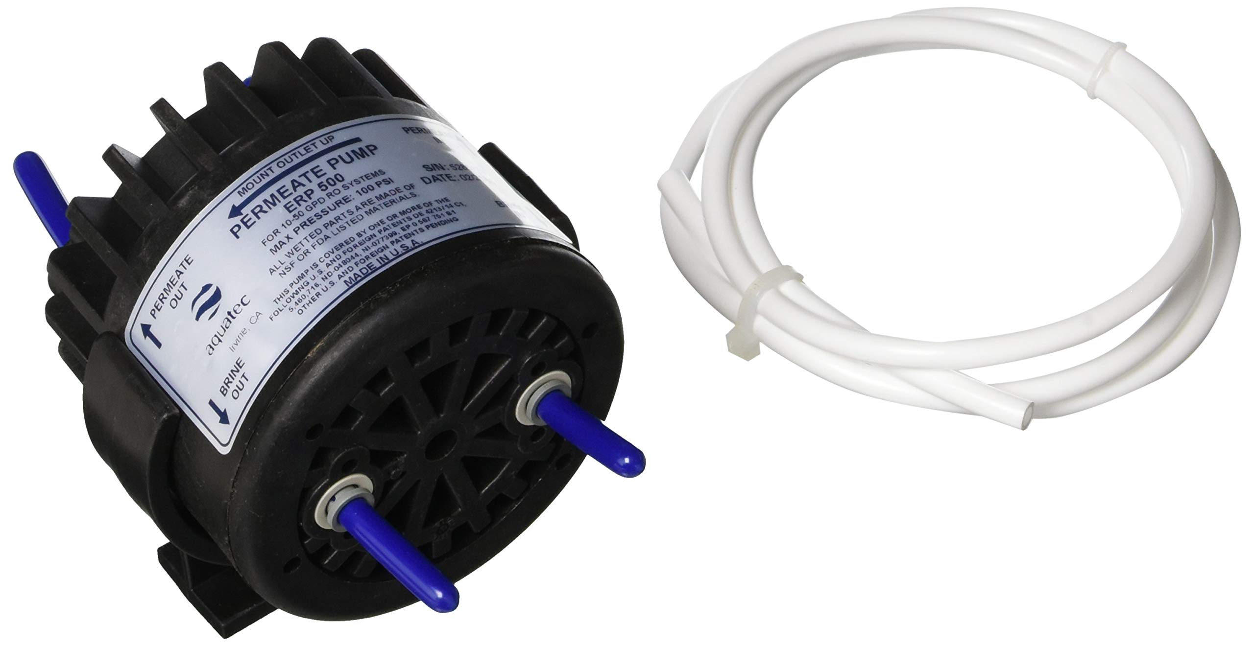 Aquatec Erp500 Permeate Pump For Ro Reverse Osmosis Filter (729440633721)