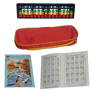 ABIRIA 15 ROD MULTICOLOR ABACUS KIT WITH POUCH AND TWO WORK BOOKS