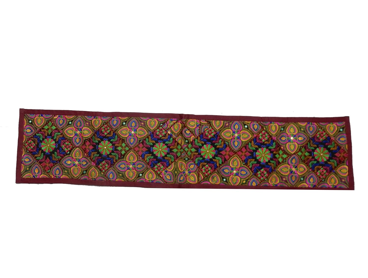 Buy iinfinize Traditional Table Runner for Central Room Gujrati Design