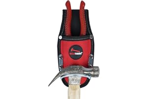 MELOTOUGH Plier Holster Tool Holder and Heavy Duty Steel Loop Hammer Holder for Tool Belt Work Organizer Pocket Durable and C