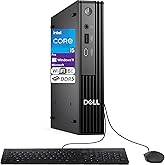 Dell Pro Micro(Next-gen OptiPlex 7000 MFF) Intel i5-14500T, 16GB RAM, 256GB NVMe, WiFi 6E + BT, RJ-45, DisplayPort, Wired KB & Mouse, 3 YR WTY, Win 11 Pro, AI Business Desktop - Black