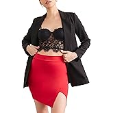 Forever 21 Womens Tulip-Hem Mini Skirt