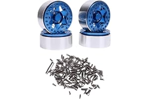 RC Wheel Hub, 1.9 Inch Beadlock Wheel Rim Hub Aluminum Alloy RC Wheel Nuts and Hub Adapter Replacement for 1/10 RC Car Crawle