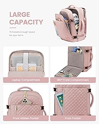 LOVEVOOK Travel Backpack for Women, Carry on