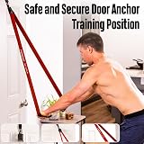 FitBeast Pull Up Bands Set 2 Levels Yellow Red 5-15 & 15-35 LBS view 4