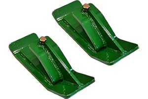 Tractor Bucket Ski Edge Turf Tamer Skid Protector by Pocono Metal Craft (John Deere Green)