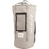 Sterling Carrier Rope Bag - Large 45L Capacity Grey/White (SCRB-45L-GY)