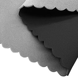 otoez Black Headliner Material 1/8" Foam Backing