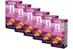 Nairn’s – Blueberry & Raspberry Chunky Oat Cookies | Made with Gluten Free Wholegrain Oats | High Fibre | Vegan & Non-GMO | N