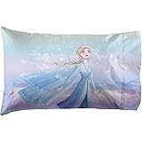 Jay Franco Disney Frozen Sisters 1 Single Reversible Pillowcase Features Elsa & Anna - Double-Sided Kids Super Soft Bedding (