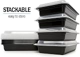 Igluu Meal Prep Containers Reusable 30 Pack 828ml Lids Microwave Safe view 7