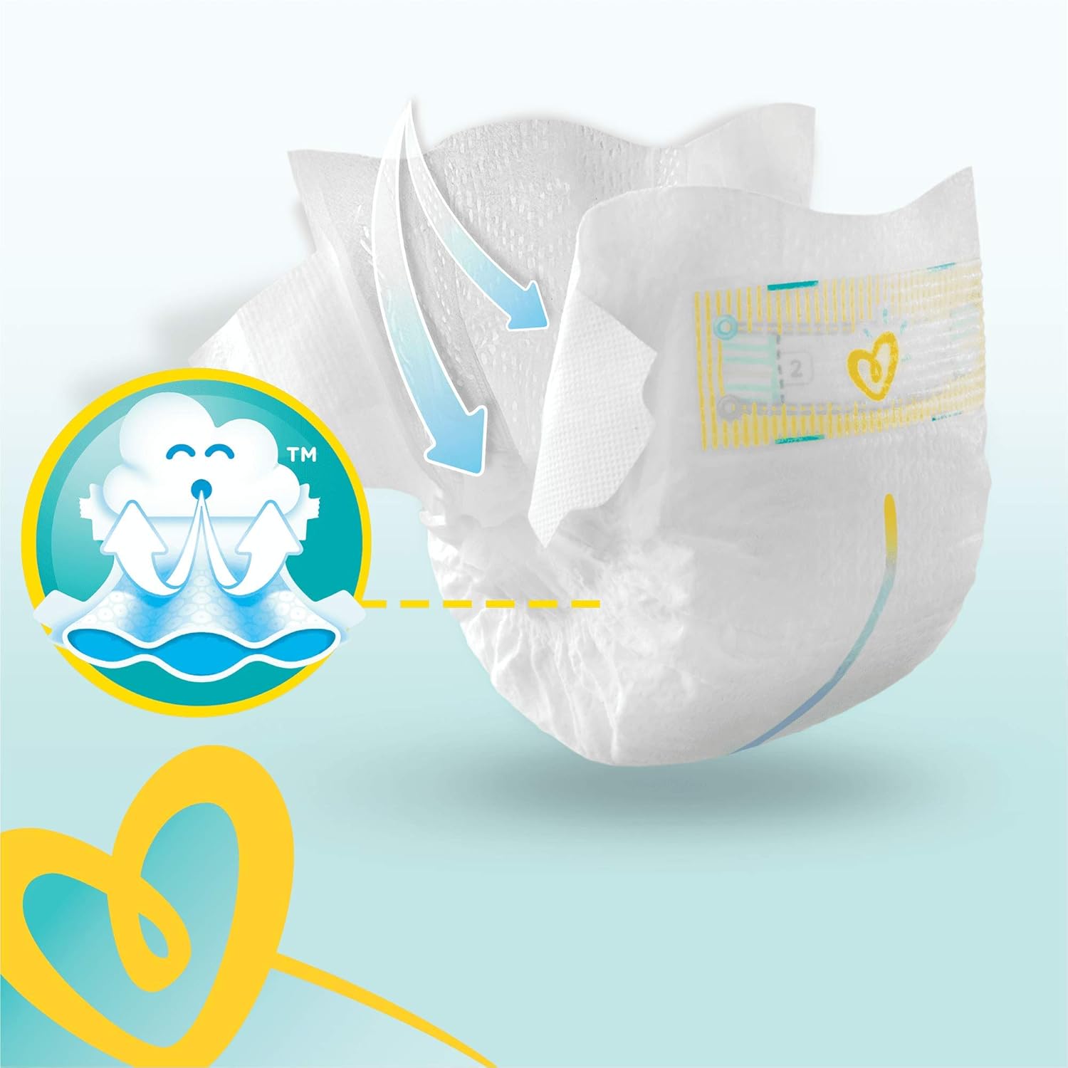 Pampers Size 5 Baby Premium Protection Monthly Saving Nappies - Pack of 136 Nappies, Size 5 (136 Pieces), 136 Count (Pack of 1) - Image 3