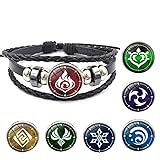 Soyusunny Genshin Impact Bracelet with 7 Pack Anime