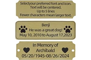 QIPAN Engraved Custom Name Plate,Brushed Stainless Steel Personalized Name Plaque,Metal Engraving Custom Name Plate with Adhe