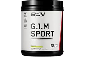 BARE PERFORMANCE NUTRITION, BPN G.1.M Go One More Sport, Endurance Training Fuel, Superior Carbohydrate & Electrolytes Powder Formula, Reduce Fatigue, Lemon Lime, 25 Servings