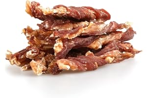 PAWMATE Dog Jerky Treats, Triple Flavor Jerky Twist Sticks 5 inch, Chicken Duck Wrapped Cod Sticks Rawhide Free Grain Free Dog Training Snacks Chewy Sticks Treats for Medium Large Dog 10.58oz