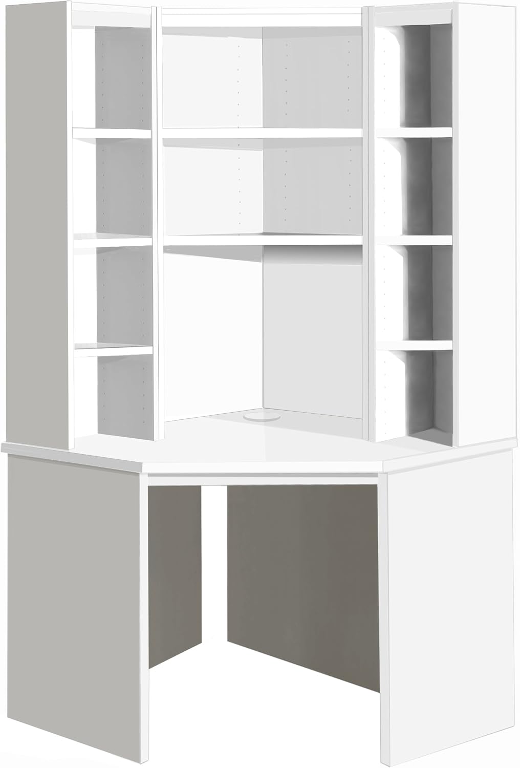 B Cdk Ok In Wh White Corner Desk Unit Computer Table Home Office Furniture Uk Contemporary For Kids Child S Children S Teen Student Bed In Living Room Study Small Space Under Stairs Amazon Co Uk Kitchen Home