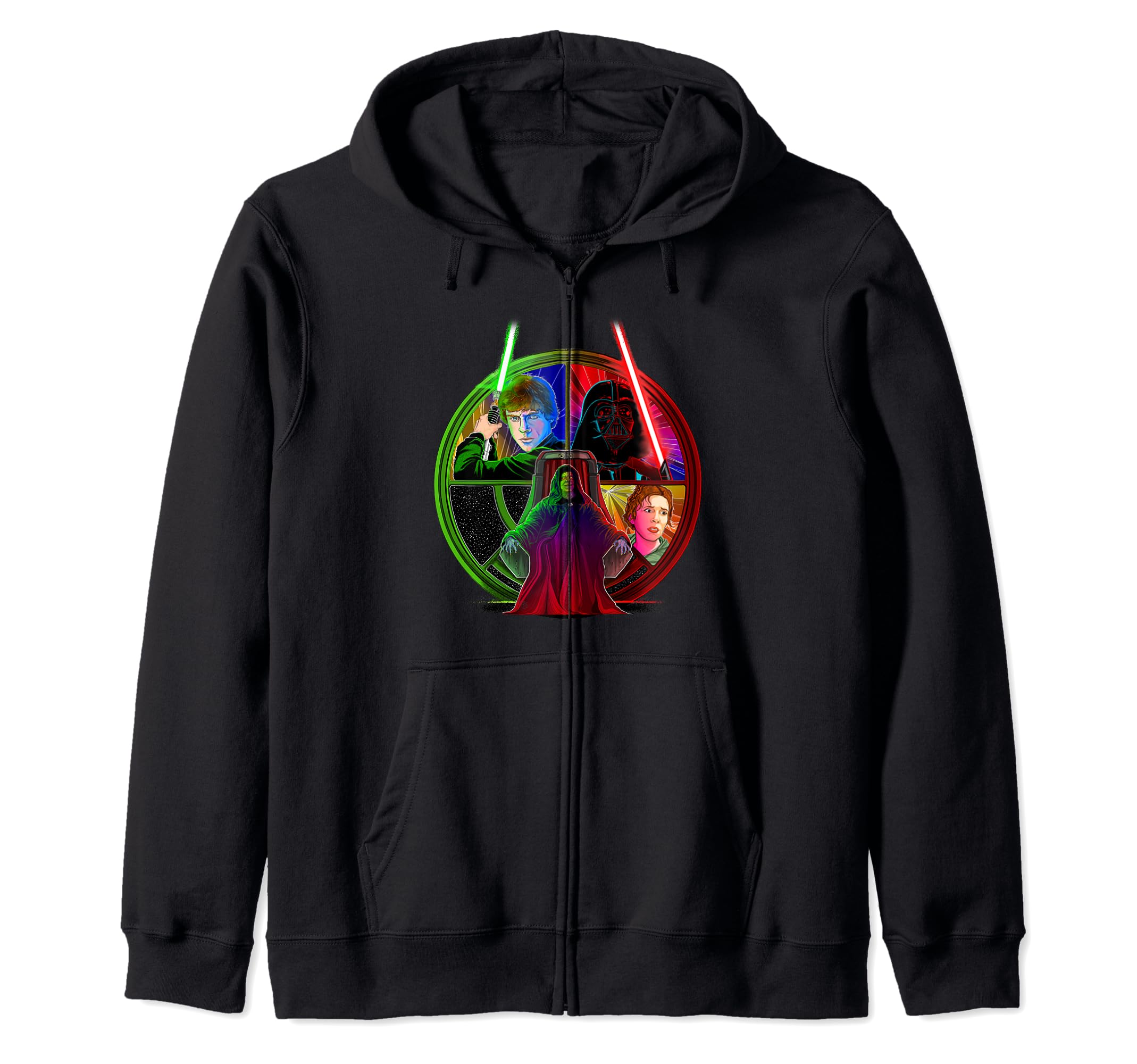 Star Wars: Return Of The Jedi Exclusive Throne Room Portrait Zip Hoodie
