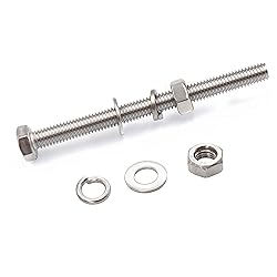 binifiMux 6-Pack M6 x 100mm Hexagon Screws Hex