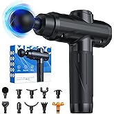 Massage Gun, Deep Tissue Percussion Massager for Pain Relief, Super Quiet Portable Body Relaxation Electric Muscle Massage Gu