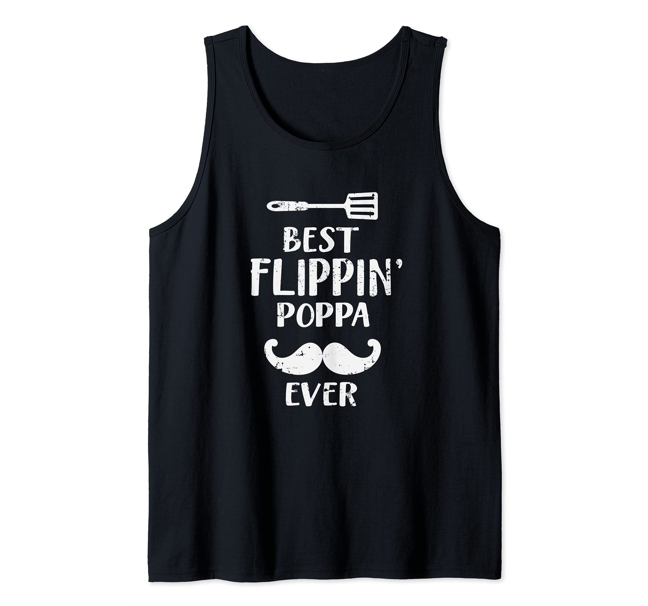 BBQ Best Flippin' Poppa Tank Top