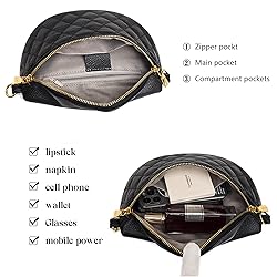 Eslcorri Fashion Waist Packs for Women - Quilted