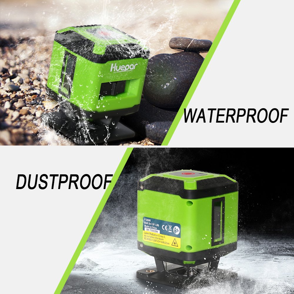 Floor Laser Level For Tile Laying Square Leveling Huepar Fl360