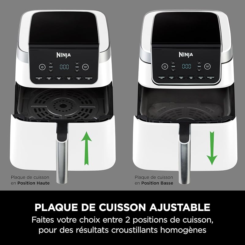 Air Fryer MAX PRO, 6,2L, sans huile, grand tiroir, rôtir, Blanc