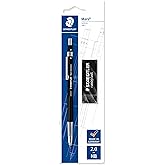STAEDTLER 780 C BKP6 Mars Technico Leadholder Clutch Pencil with Built-In | Integrated sharpener, metal clip, HB indicator, drawing and writing - item no. 780C BKP6