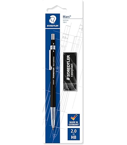 Amazon.com : Faber-Castell Tk - 9400 Clutch Pencil Hb 2 mm, Black